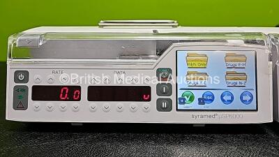 Job Lot Including 2 x Arcomed AG Syramed uSP 6000 Syringe Pumps and 2 x Arcomed AG Volumed uVP7000 (All Power Up) *SN 6126185 / 61126180 / 71076998 / 71086025* - 3