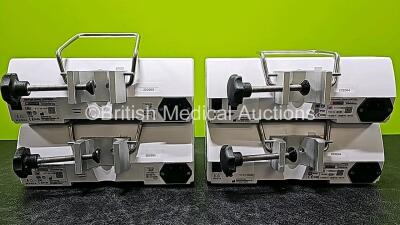 Job Lot Including 2 x Arcomed AG Syramed uSP 6000 Syringe Pumps and 2 x Arcomed AG Volumed uVP7000 (All Power Up) *SN 6126185 / 61126180 / 71076998 / 71086025* - 9