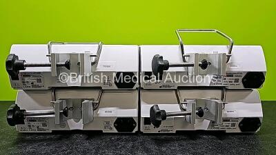 Job Lot Including 2 x Arcomed AG Syramed uSP 6000 Syringe Pumps and 2 x Arcomed AG Volumed uVP7000 (All Power Up) *SN 61126259 / 61126273 / 71096599 / 71076987* - 9