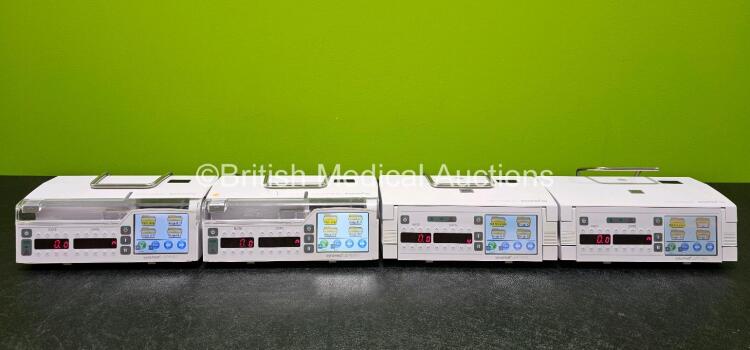 Job Lot Including 2 x Arcomed AG Syramed uSP 6000 Syringe Pumps and 2 x Arcomed AG Volumed uVP7000 (All Power Up) *SN 71076997 / 61126256 / 61126278 / 71086003*