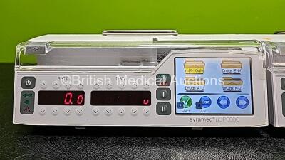 Job Lot Including 2 x Arcomed AG Syramed uSP 6000 Syringe Pumps and 2 x Arcomed AG Volumed uVP7000 (All Power Up) *SN 71076997 / 61126256 / 61126278 / 71086003* - 3