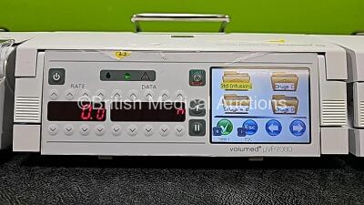 Job Lot Including 2 x Arcomed AG Syramed uSP 6000 Syringe Pumps and 2 x Arcomed AG Volumed uVP7000 (All Power Up) *SN 61106189 / 61126183 / 71096607 / 71096602* - 5