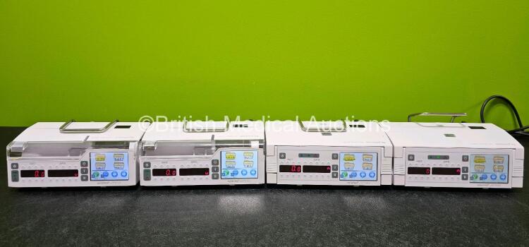 Job Lot Including 2 x Arcomed AG Syramed uSP 6000 Syringe Pumps and 2 x Arcomed AG Volumed uVP7000 (All Power Up) *SN 61126283 / 61086102 /71086004 / 71076979*