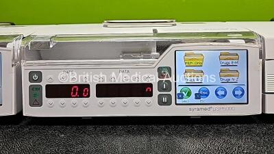 Job Lot Including 2 x Arcomed AG Syramed uSP 6000 Syringe Pumps and 2 x Arcomed AG Volumed uVP7000 (All Power Up) *SN 61126283 / 61086102 /71086004 / 71076979* - 4