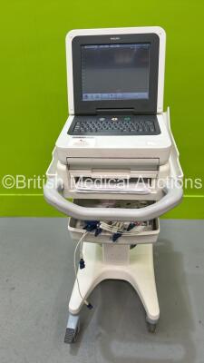 Philips PageWriter TC50 ECG Machine with ECG Lead on Stand (Powers Up) *S/N CN01508551*