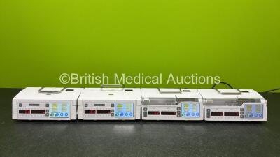 Job Lot Including 2 x Arcomed AG Syramed uSP 6000 Syringe Pumps and 2 x Arcomed AG Volumed uVP7000 (All Power Up) *SN 7106991 / 71076980 / 61126244 / 61126241*