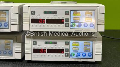 Job Lot Including 2 x Arcomed AG Syramed uSP 6000 Syringe Pumps and 4 x Arcomed AG Volumed uVP7000 (All Power Up) *SN 71086016 / 71096618 / 71096636 / 71096608 / 66126187 / 61086109* - 5