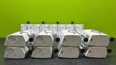 Job Lot Including 4 x Arcomed AG Syramed uSP 6000 Syringe Pumps, 4 x Arcomed AG Volumed uVP7000 and 1 x Arcomed AG UniQueDoc Docking Station (All Power Up) *SN 61126282 / 61126293 / 61126272 / 61086111 / 71096640 / 71096606 / 71096597 / 71096624* - 7