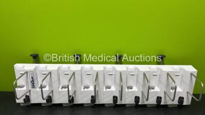 Job Lot Including 4 x Arcomed AG Syramed uSP 6000 Syringe Pumps, 4 x Arcomed AG Volumed uVP7000 and 1 x Arcomed AG UniQueDoc Docking Station (All Power Up) *SN 61126282 / 61126293 / 61126272 / 61086111 / 71096640 / 71096606 / 71096597 / 71096624* - 10