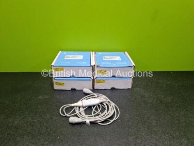 4 x GE Carescape MKP101 Ref 2099660-001 Press Cables