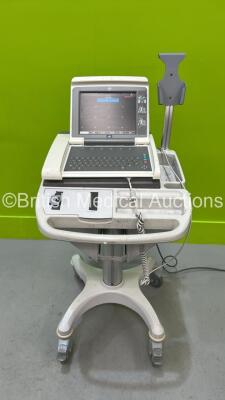 GE MAC 5500 ECG Machine on Stand (Powers Up with 110V Power Supply - Not Included)