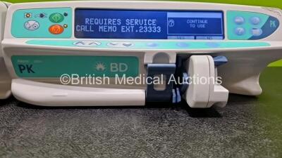 2 x BD Alaris Plus PK Syringe Pumps *Mfd - 2021 / 2019* (Both Power Up) - 5