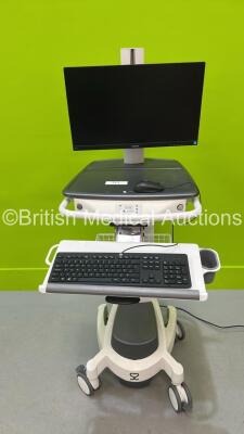 Spire Healthcare Powervar Mobile Workstation with Philips Monitor (Powers Up) *S/N MC67124*