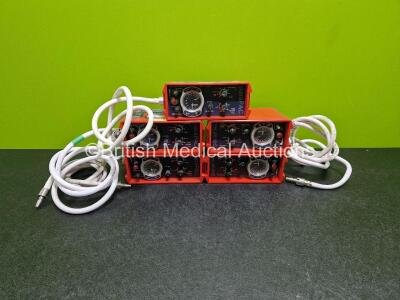 5 x PneuPac paraPAC 200D MR Compatible Ventilators with Hose