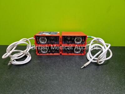 4 x PneuPac paraPAC 200D MR Compatible Ventilators with Hose