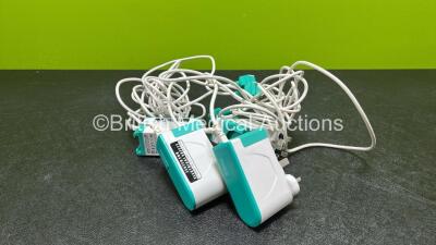 4 x B.Braun Perfusor Space Syringe Pumps with 4 x Power Supplies (All Power Up and 1 x Missing Battery) *RI* - 9