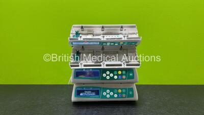 4 x B.Braun Infusomat Space Infusion Pumps (3 x Power Up, 1 x Powers Up with Blank Screen and 2 x Faulty Doors - See Photos) *Stock Power Supply Used - Stock Power Supply Not Included* *RI*