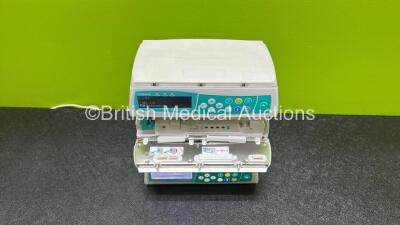 4 x B.Braun Infusomat Space Infusion Pumps (3 x Power Up, 1 x Draws Power, 1 x Missing Battery and 1 x Faulty/Damaged Door - See Photos) *Stock Power Supply Used - Stock Power Supply Not Included* *RI* - 2