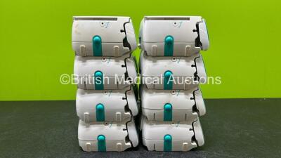 8 x B.Braun Infusomat Space Infusion Pumps (All Power Up and 1 x Missing Battery - See Photos) *Stock Power Supply Used - Stock Power Supply Not Included* *RI* - 5