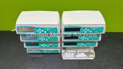 8 x B.Braun Infusomat Space Infusion Pumps (All Power Up and 1 x Missing Battery - See Photos) *Stock Power Supply Used - Stock Power Supply Not Included* *RI* - 2