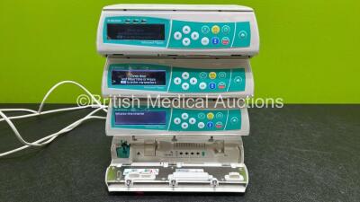 8 x B.Braun Infusomat Space Infusion Pumps (All Power Up and 1 x Missing Battery - See Photos) *Stock Power Supply Used - Stock Power Supply Not Included* *RI* - 3