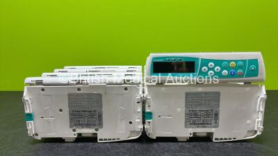 8 x B.Braun Infusomat Space Infusion Pumps (All Power Up and 1 x Missing Battery - See Photos) *Stock Power Supply Used - Stock Power Supply Not Included* *RI* - 8