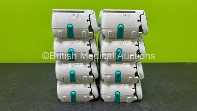 8 x B.Braun Infusomat Space Infusion Pumps (All Power Up and 1 x Missing Battery - See Photos) *Stock Power Supply Used - Stock Power Supply Not Included* *RI* - 6