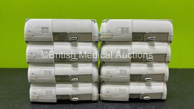 8 x B.Braun Infusomat Space Infusion Pumps (All Power Up and 1 x Missing Battery - See Photos) *Stock Power Supply Used - Stock Power Supply Not Included* *RI* - 8