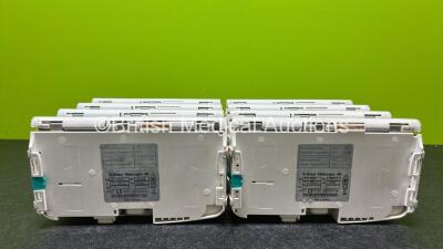 8 x B.Braun Infusomat Space Infusion Pumps (All Power Up and 1 x Missing Battery - See Photos) *Stock Power Supply Used - Stock Power Supply Not Included* *RI* - 9