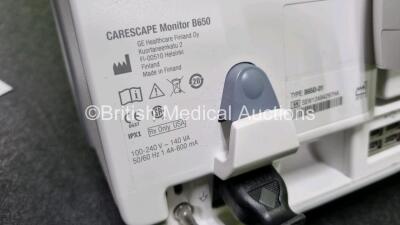 GE Carescape B650 Touch Screen Patient Monitor *Mfd - 2012* (No Power) - 3