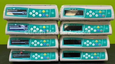 8 x B.Braun Infusomat Space Infusion Pumps (All Power Up and 1 x Missing Battery - See Photos) *Stock Power Supply Used - Stock Power Supply Not Included* *RI* - 3