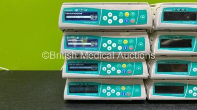 8 x B.Braun Infusomat Space Infusion Pumps (All Power Up and 1 x Missing Battery - See Photos) *Stock Power Supply Used - Stock Power Supply Not Included* *RI* - 5