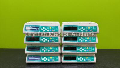 8 x B.Braun Infusomat Space Infusion Pumps (All Power Up and 1 x Faulty Screen - See Photos) *Stock Power Supply Used - Stock Power Supply Not Included* *RI*