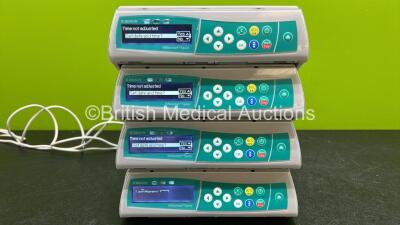 8 x B.Braun Infusomat Space Infusion Pumps (All Power Up and 1 x Faulty Screen - See Photos) *Stock Power Supply Used - Stock Power Supply Not Included* *RI* - 4