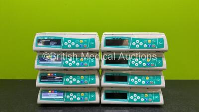 8 x B.Braun Infusomat Space Infusion Pumps (All Power Up, 1 x Cracked Screen and 1 x Powers Up with Blank Screen - See Photos) *Stock Power Supply Used - Stock Power Supply Not Included* *RI*