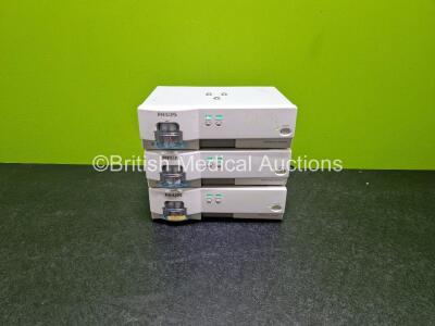 3 x Philips IntelliVue G5 M1019A Gas Modules with Water Traps (All Power Up)