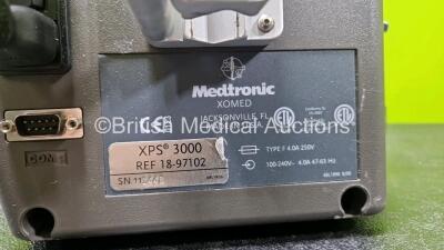 Medtronic Xomed XPS 3000 Surgical Console (Powers Up) with Endo-Scrub 2 Pump and Medtronic Xomed Footswitch - 7