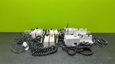 Job Lot Including 3 xWelch Allyn 74716 Transformer Units (1 x Cut Cable) and 2 x Welch Allyn 767 Series Transformer Units (Damaged Cables - See Photos) *SN NA*