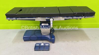 Maquet Alphastar Electric Operating Table Model 1132.12A2 with Controller and Cushions (Powers Up) *S/N 00371* **Mfd 2006**