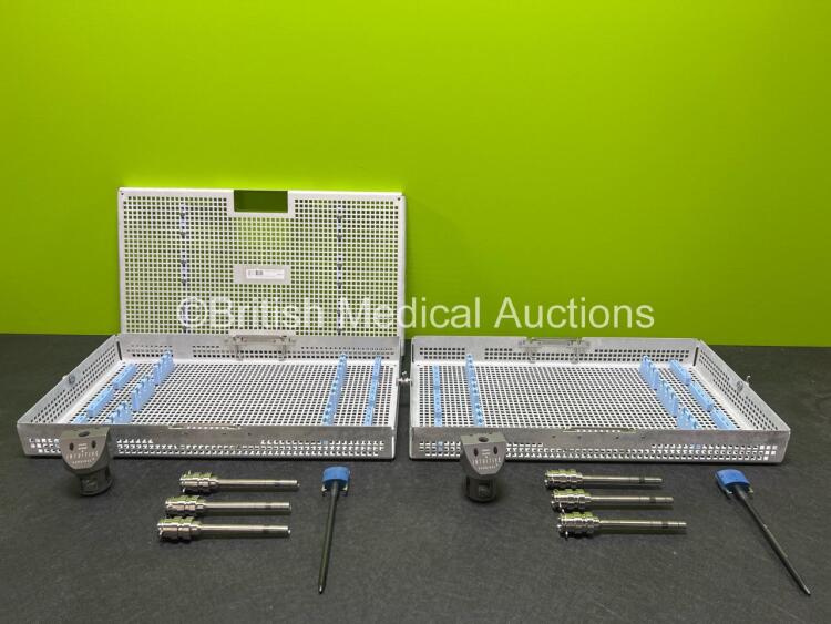 2 x da Vinci Surgical System Trays (Incomplete and 1 x Missing Lid - See Photos)