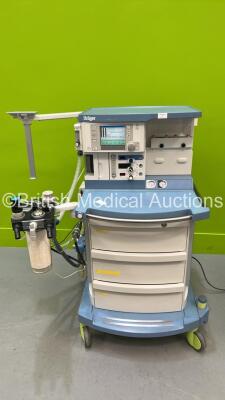 Drager Fabius GS Premium Anaesthesia Machine Version 3.11 - Total Running Hours 113062 Total Ventilator Hours 8149 with Bellows, Absorber and Hoses *Mfd 2008* (Powers Up) *S/N ARYM0034*