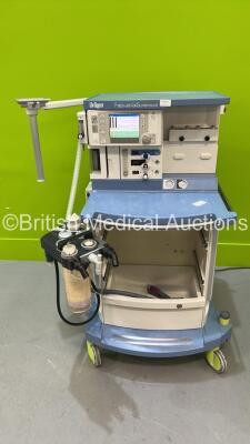 Drager Fabius GS Premium Anaesthesia Machine Version 3.31a - Total Running Hours 94416 Total Ventilator Hours 11302 with Bellows, Absorber and Hoses *Mfd 2009 * (Powers Up - Missing Draws) *S/N ASAM-0074*