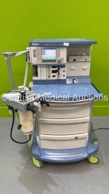 Drager Fabius GS Premium Anaesthesia Machine Version 3.331a - Total Running Hours 94332 Total Ventilator Hours 10168 with Bellows, Absorber and Hoses *Mfd 2009 * (Powers Up) *S/N ASAM-0075*