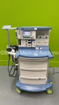 Drager Fabius GS Premium Anaesthesia Machine Version 3.31a - Total Running Hours 92539 Total Ventilator Hours 12204 with Bellows, Absorber and Hoses *Mfd 2009 * (Powers Up) *S/N ASAM-0076 *