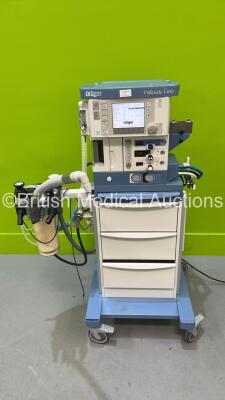 Drager Fabius Tiro Anaesthesia Machine Software Version 3.32a - Total Hours Run 22530 - Total Ventilator Hours 172 with Bellows, Absorber and Hoses *Mfd 2011* (Powers Up) *S/N ASCM0088*