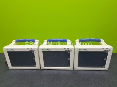 3 x Welch Allyn ProPaq CS Patient Monitors