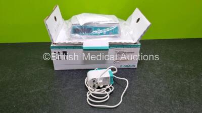 B.Braun Infusomat Space Infusion Pump *Mfd - 2019* (Like New In Box) with Power Supply *Power Supply Untested*