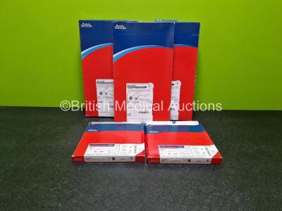 Job Lot Including 5 x Boston Scientific Hot Axios Stent and Electrocautery Enhanced Delivery Systems Ref M00553540 *Exp 12 - 2024* and 2 x Boxes of 5 x Boston Scientific Samurai J-Tips Ref H7493902190J2 *Esp 09 - 2024*