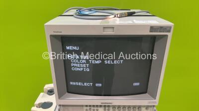 Olympus TC-C1 Clinical Trolley with Sony Monitor, Olympus CLK-4 Light Source, Olympus OTV-SC Digital Signal Processor and Accessories (Powers Up) *S/N 2100414 / 7934516* - 3