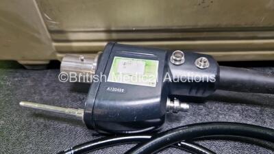 Pentax EG-2970K Video Gastroscope in Case - Engineer's Report : Optical System - Unable to Check, Angulation - No Fault Found, Insertion Tube - No Fault Found, Light Transmission - No Fault Found, Channels - No Fault Found, Leak Check - No Fault Found *SN - 3